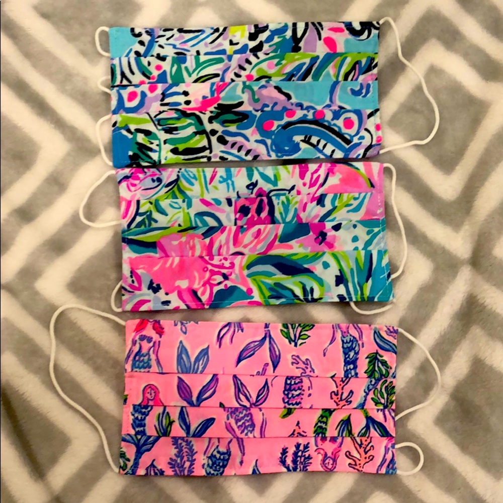 Lilly pulitzer face masks